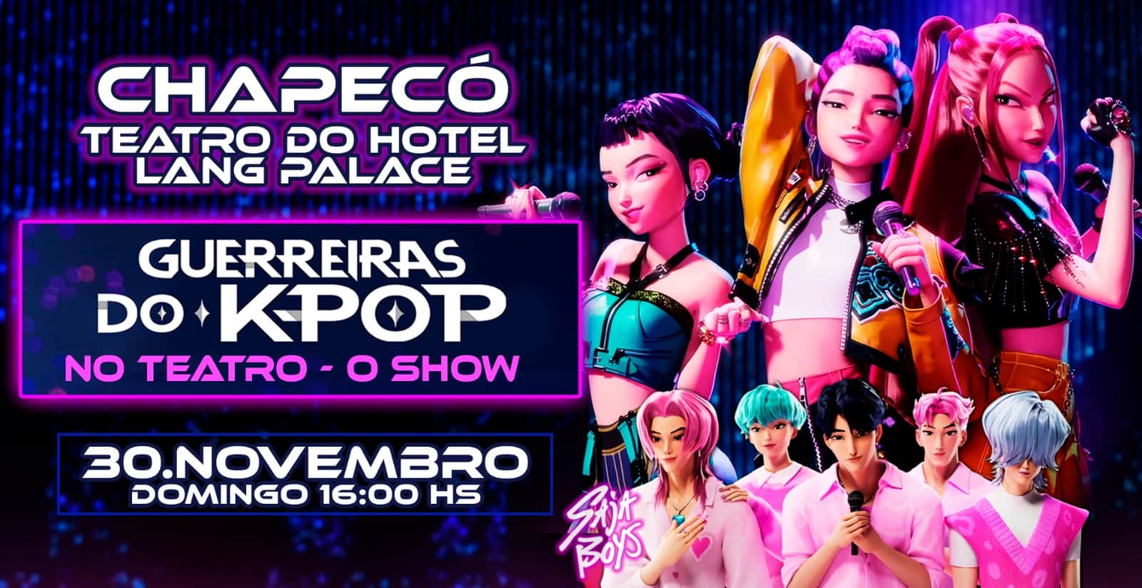 As Guerreiras do K-POP no Teatro - O Show Chapecó em Chapecó