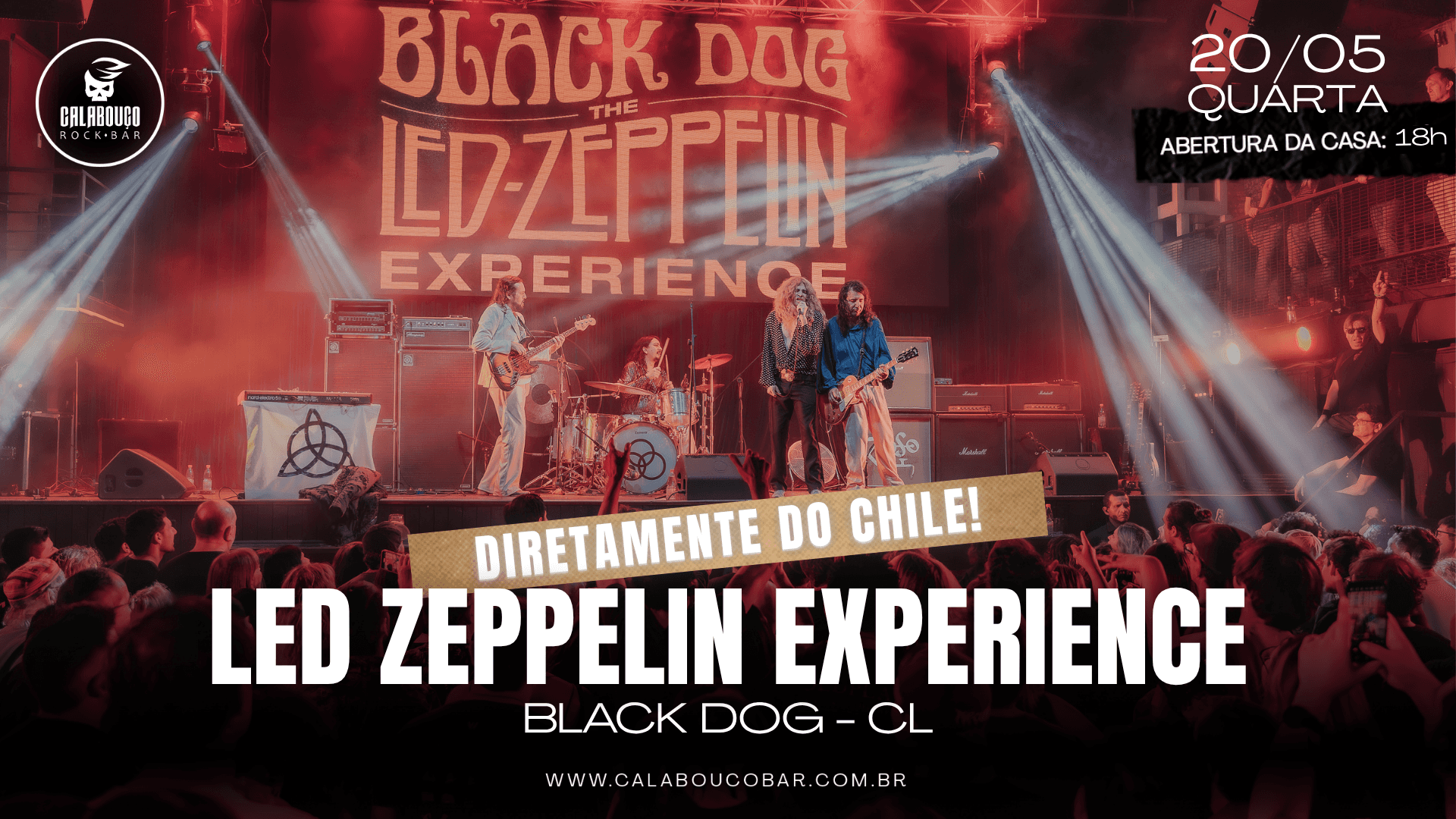AQUECIMENTO ROBERT PLANT - LED ZEPPELIN EXPERIENCE - BLACK DOG