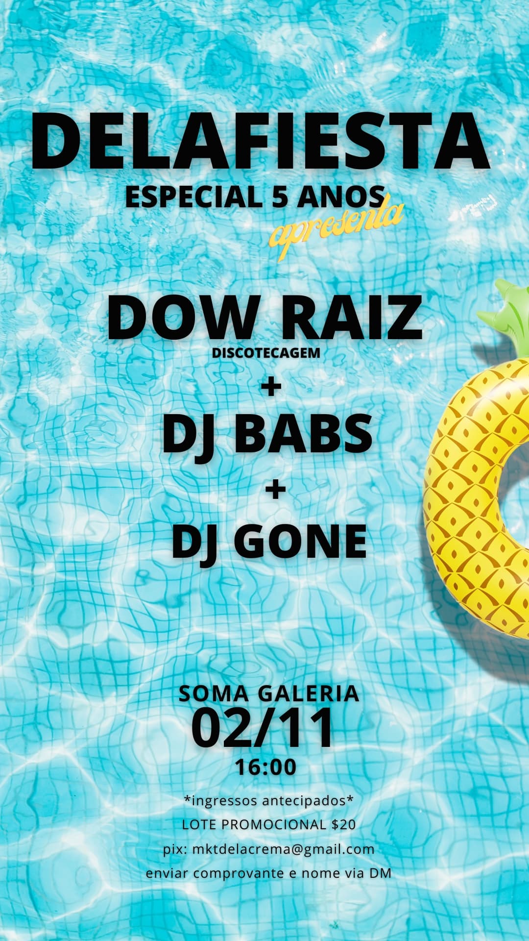 Imagem do criador do evento