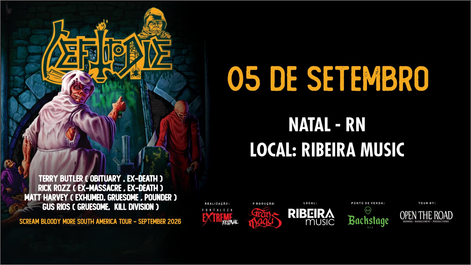 Left to Die l Death - Natal em Natal