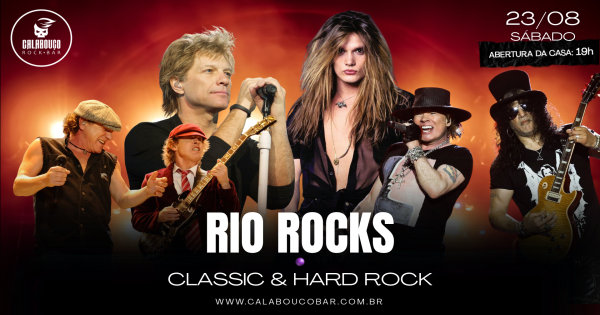 RIO ROCKS - O MELHOR DO CLASSIC E HARD ROCK em Rio de Janeiro
